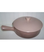 LA SOLANA ARIZONA ART POTTERY COVERED CASSEROLE MAUVE  - £27.97 GBP