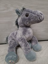 Ganz Webkinz Gray Stallion Horse Pony Plush 9&quot; no code - £4.69 GBP