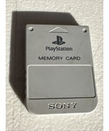 Sony PlayStation OEM Official 1 PS1 Memory Card SCPH-1020 GRAY - $10.88