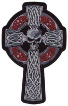 Hot Leathers Skull and Cross Embroidered Patch, - £7.06 GBP