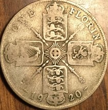 1920 Uk Gb Great Britain Silver Florin Two Shillings Coin - £5.94 GBP