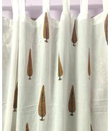 India Curtains made of pure cotton Hand block printing Soft, light curta... - £22.36 GBP+