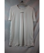 NWT HOTSUIT Mens Quick Dry Workout Short Sleeve T-Shirt Dry Fit White Si... - €12,40 EUR