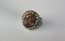 Certified Smokey Quartz 4.80 Ct 925 Sterling Silver Ring for men and woman - $45.44