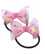 Metamorphose Crown Label Set Of 2 Hair Ties Kawaii Lolita Japanese Fashi... - $31.47 CAD