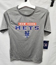 New York Mets Boys Performance Short Sleeve T-shirt Size Medium New With Tags - £10.99 GBP