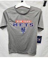 New York Mets Boys Performance Short Sleeve T-shirt Size Medium New With... - $14.99