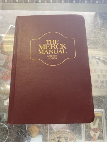 The Merck Manual of Diagnosis &amp; Therapy ~ 1987 15th Edition Hardback Book - $9.46
