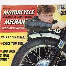 Vtg Motorcycle Mechanics Magazine 1967 July Safety Specials Dodge Riding... - $14.84