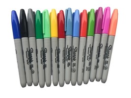 TIN CUP. GOLF BALL MARKER SYSTEM. FINE SHARPIE PEN. PERMANENT MARKER - $3.38