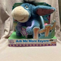 Vintage 1999 Fisher Price Ask Me More Eeyore Talking Plush Winnie The Po... - £26.05 GBP