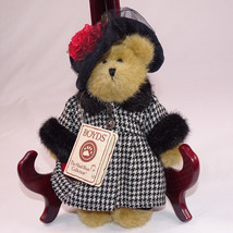 Vintage JB Bean Boyds Bears Bailey 10&quot; Red Hat &amp; Purse Stuffed Animal Pl... - £10.43 GBP