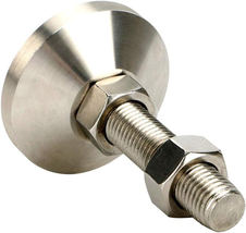 Leveling Screw Leg Heavy Duty Carbon Steel Nickel Plated 4&quot; Adjustable F... - £18.06 GBP