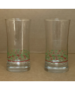Vintage Holly Berry Christmas Drinking Glass 1987 Arby’s Restaurant Gold... - €9,66 EUR