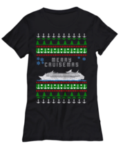 Merry Cruisemas Cruise Ship Ugly Christmas Sweater Jumper - Women&#39;s Tee - £18.68 GBP+