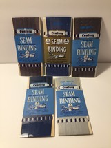 5 Century Seam Binding Packs Unopened Multiple Colors - £3.75 GBP