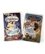 Walt Disney Masterpiece Cinderella &amp; Cinderella 2 VHS Tape Clamshell Cover - $10.00