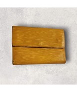 Louis Vuitton Epi Leather Etui Papier Porte Tresor Wallet Yellow/2BG0720 - $2,987.31 MXN