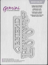 Crafter&#39;s Companion. Fabulous Friend cutting die. Gemini.  Cardmaking  Crafts - £5.07 GBP