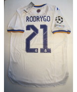 Rodrygo Real Madrid UCL Final Match Slim White Home Soccer Jersey 2021-2022 - $1,492.48 MXN