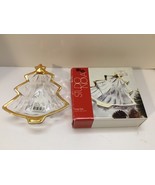 Studio Nova Yuletide Spirit Gold  Candy Dish Gold Tone Trim - $9.46 CAD