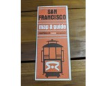 Vintage 1981 San Francisco Map And Guide Guest Information - $24.74