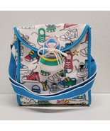 Vintage 1993 Cudlie Baby Diaper Bottle Bag Retro Bright Multicolor Sneakers - $103.85