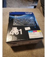 OPEN BOX SEALED -Pack Brother TN431 Standard-Yield Toner Cartridges Cyan... - $195.71 CAD
