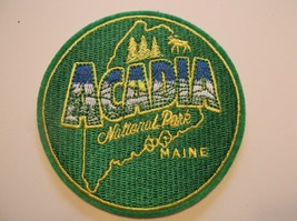 Acadia National Park~Maine~Embroidered Patch~3 1/8&quot; Round~Iron Or Sew On... - £3.80 GBP