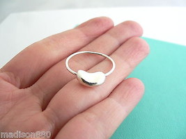 Tiffany &amp; Co Bean Ring Band Elsa Peretti Love Ring Sz 6.5 Gift Rare Clas... - £233.85 GBP