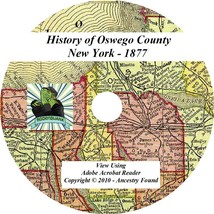 1877 History of Oswego County New York NY Genealogy - £4.60 GBP