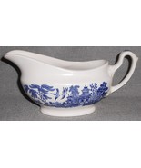 Churchill BLUE WILLOW PATTERN Gravy Boat MADE IN ENGLAND - £38.78 GBP