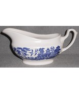 Churchill BLUE WILLOW PATTERN Gravy Boat MADE IN ENGLAND - $49.49