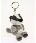 NICI Badger Gray Stuffed Animal Plush Beanbag Key Chain 4 inches 10 cm - £9.19 GBP