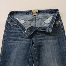 Earl Jean RN#89302 Women’s Blue Mid-Rise Cotton Blend Cropped Jeans Size 10 image 12