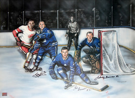The Last Line of Defence signed By Baun, Brewer &amp; Bower - Toronto Maple ... - $50.00