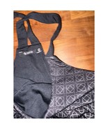 Satva Women’s Yoga Tank Top Large – Black &amp; White Geometric Racerback Ac... - $334.68 MXN