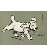 13229.Decoration Poster.Home wall.Room vintage art design.Cute white pet... - $23.46 CAD+
