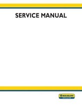 New Holland TD75D TD95D TD95D High Clearance Tractor Service Repair Manual - £93.72 GBP