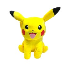 Pokémon Pikachu Plush 18 Inches Tall Happy Face Sitting Large WIC Brand Toy - £42.77 GBP