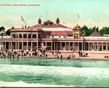 Vtg 1909 Postcard - Bath House, Long Beach California Edward Mitchell Pu... - £4.89 GBP