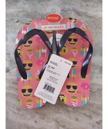 Emoji Kids Flip Flops Size 8-11 - $9.78