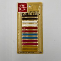 Vintage Goody Barrettes 2&quot; - 12 pk Multi  5503 Stay-Tight 1982 Made USA - £54.39 GBP
