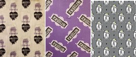 Camelot Universal Studios Beetlejuice &amp; Lydia fabric variety of FQ appro... - £2.65 GBP+