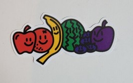 LGBTQ Pride Rainbow Sticker Decal Multi Color Fruit Banana Apple Melon B... - £7.04 GBP