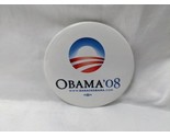 2008 Obama Biden 08 Pinback Tigereye Design 2&quot; - £31.54 GBP