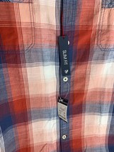 Cremieux Classics Mens Sz XL Red White Blue Plaid Shirt Button Up Ret $59 - $18.80