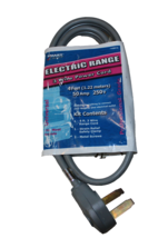 New Smart Choice Electric Range 3 Wire Power Cord 4 Ft 50 Amp Clamp 22 49614 - £6.38 GBP