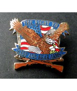 THE RIGHT TO KEEP AND BEAR ARMS 2ND AMENDMENT LAPEL PIN BADGE 1 INCH - £4.33 GBP