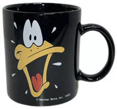 Daffy Duck 1991 Warner Bros. Inc Looney Tunes Black Cup Coffee Mug Vintage - £9.00 GBP